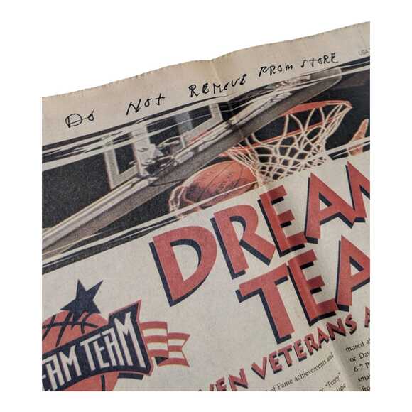 USA TODAY Special Section: USA Basketball Dream Team July 3, 1996 Collectible - Picture 2 of 4
